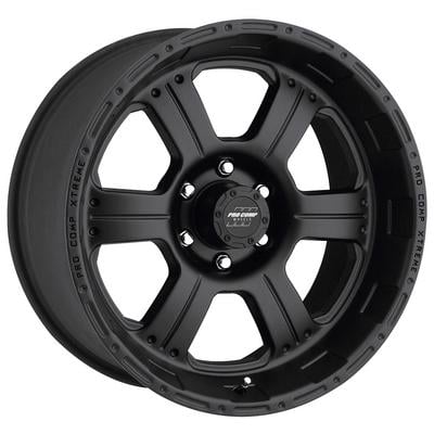 Pro Comp 89 Series Kore, 16x8 Wheel with 6 on 4.5 Bolt Pattern - Matte Black - 7089-6868